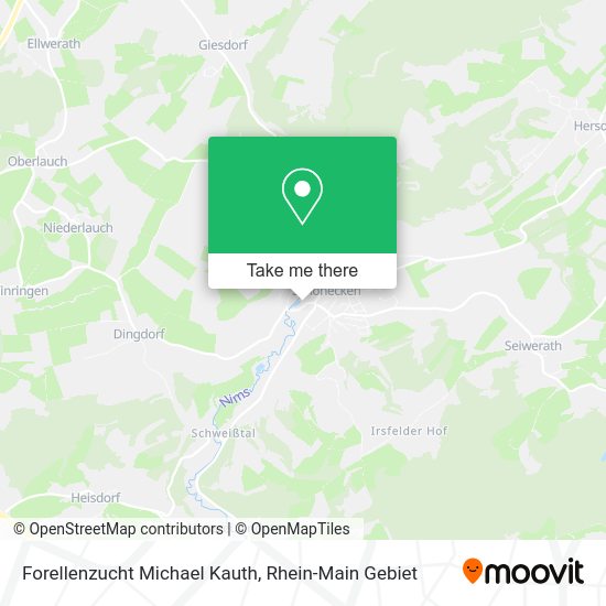 Карта Forellenzucht Michael Kauth