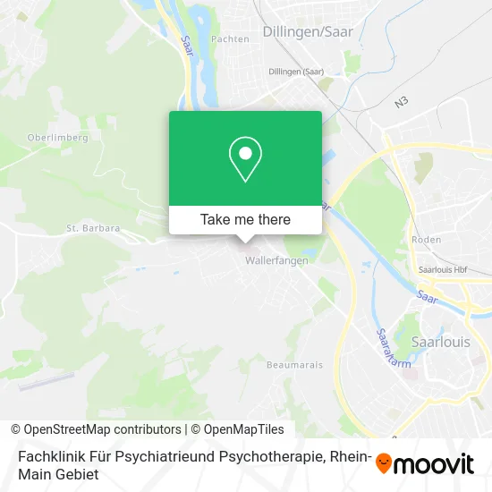 Карта Fachklinik Für Psychiatrieund Psychotherapie