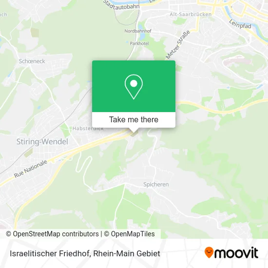 Карта Israelitischer Friedhof