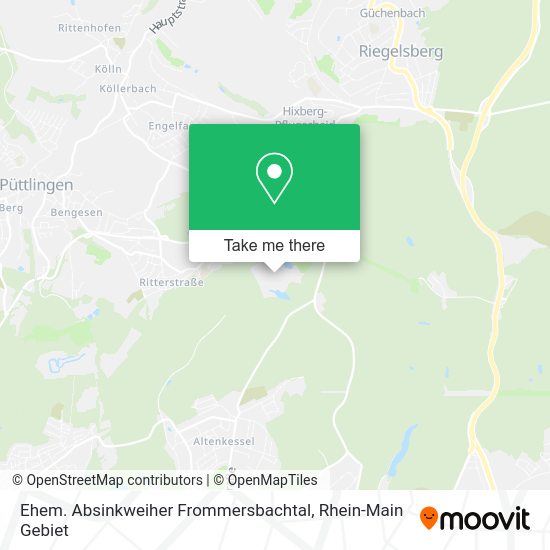 Карта Ehem. Absinkweiher Frommersbachtal