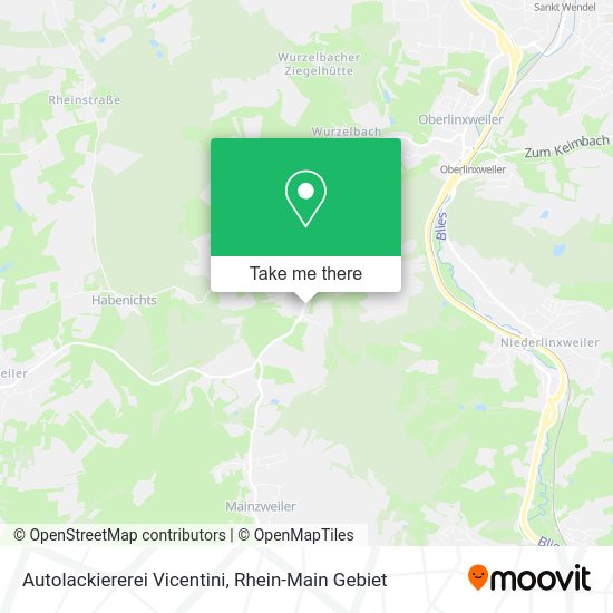 Карта Autolackiererei Vicentini