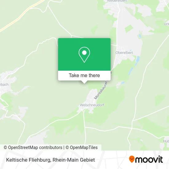 Карта Keltische Fliehburg
