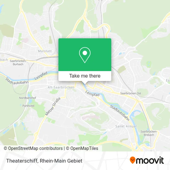 Карта Theaterschiff