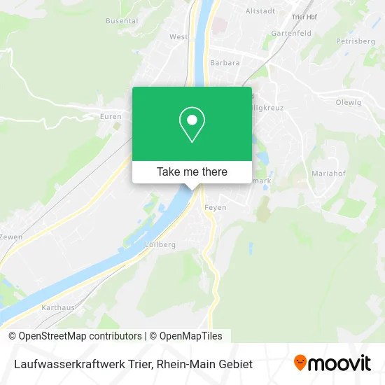 Карта Laufwasserkraftwerk Trier
