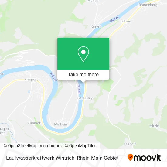 Карта Laufwasserkraftwerk Wintrich