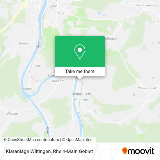 Карта Kläranlage Wiltingen