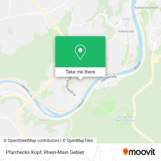 Карта Pfarrhecks Kopf