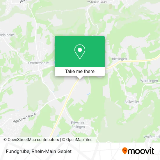 Карта Fundgrube