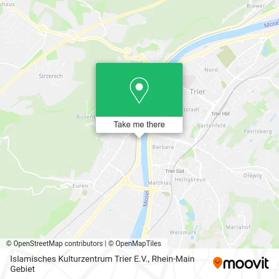 Карта Islamisches Kulturzentrum Trier E.V.
