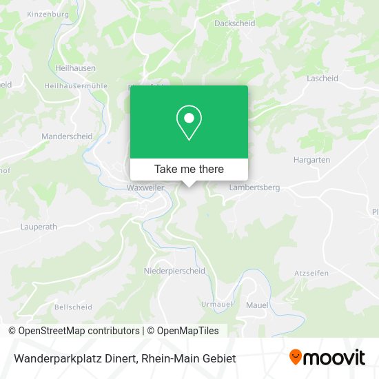Карта Wanderparkplatz Dinert