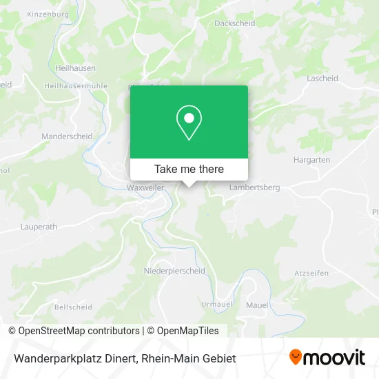 Карта Wanderparkplatz Dinert