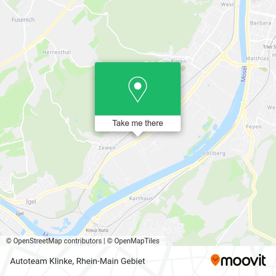 Карта Autoteam Klinke