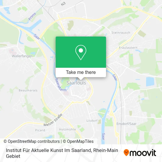 Карта Institut Für Aktuelle Kunst Im Saarland