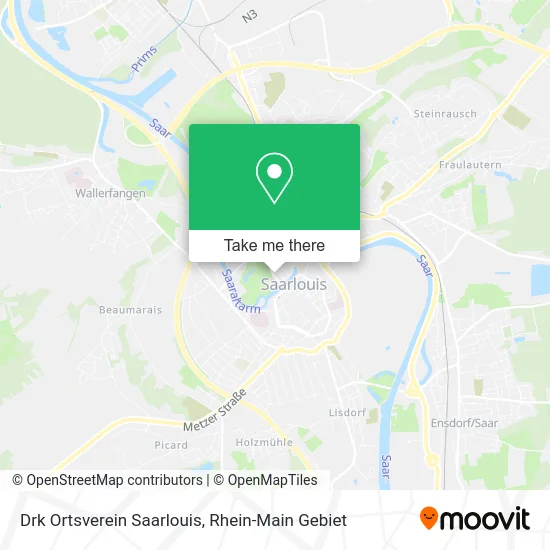 Карта Drk Ortsverein Saarlouis