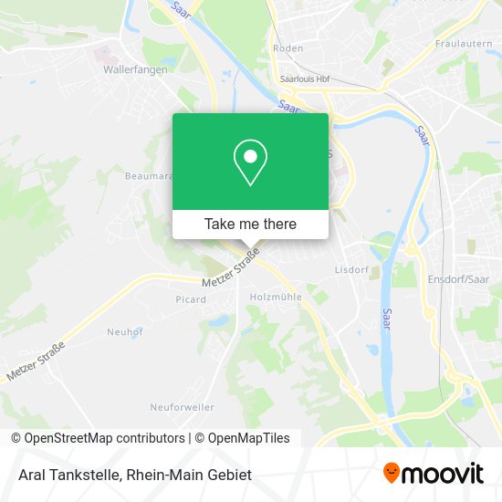 Карта Aral Tankstelle