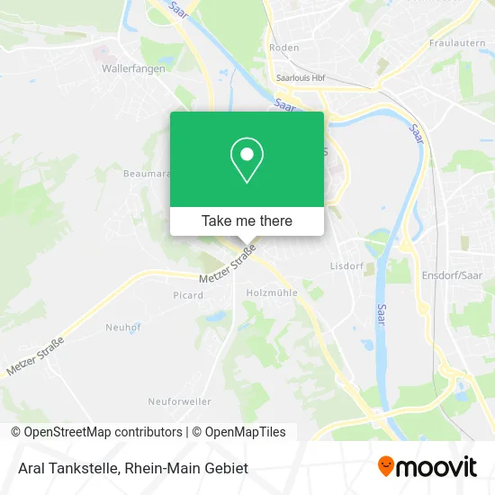 Карта Aral Tankstelle
