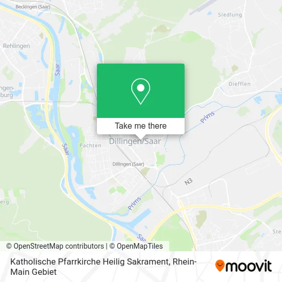 Карта Katholische Pfarrkirche Heilig Sakrament