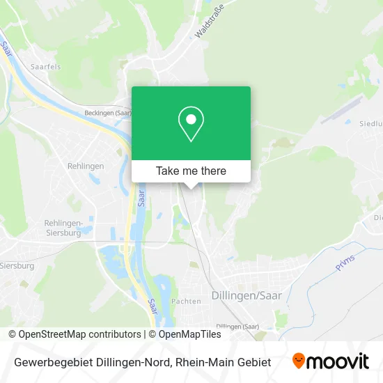 Карта Gewerbegebiet Dillingen-Nord
