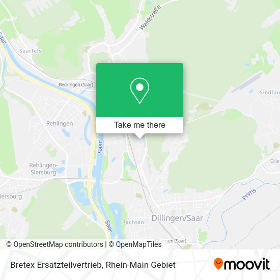 Карта Bretex Ersatzteilvertrieb