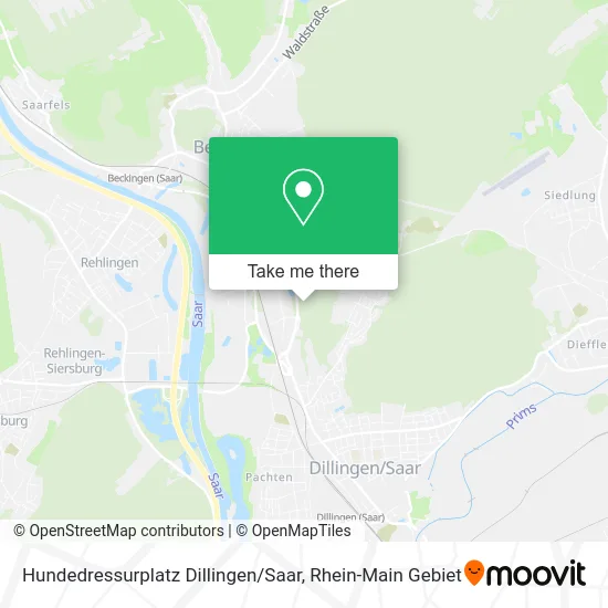 Карта Hundedressurplatz Dillingen / Saar