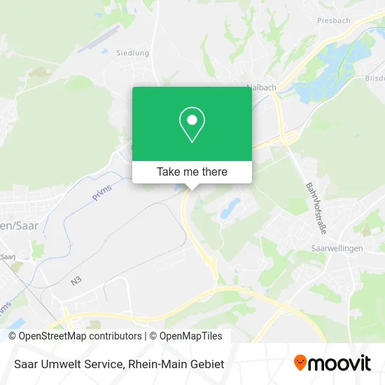 Карта Saar Umwelt Service