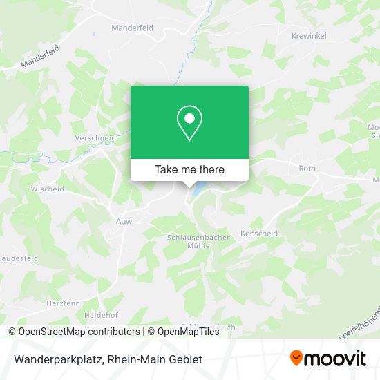 Карта Wanderparkplatz