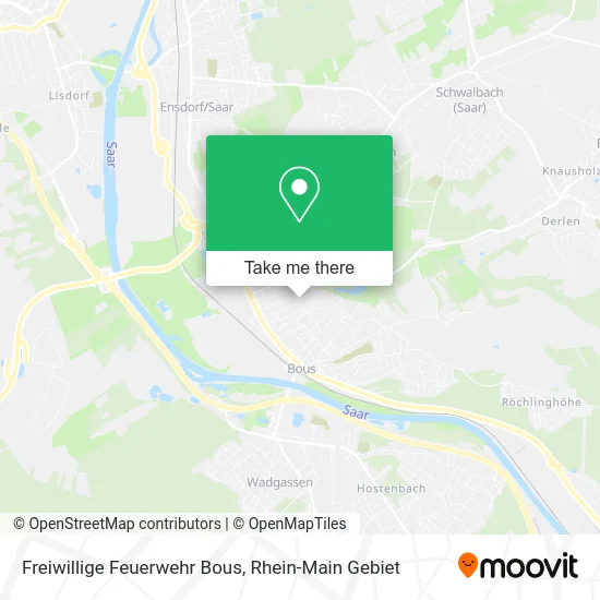 Карта Freiwillige Feuerwehr Bous