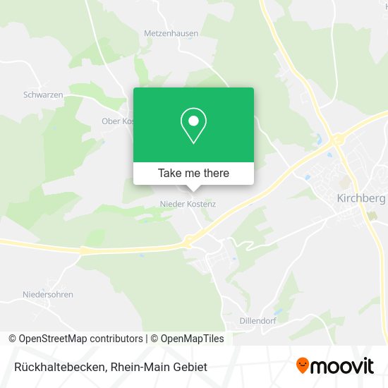 Карта Rückhaltebecken
