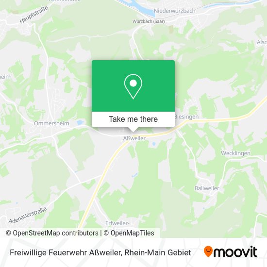 Карта Freiwillige Feuerwehr Aßweiler