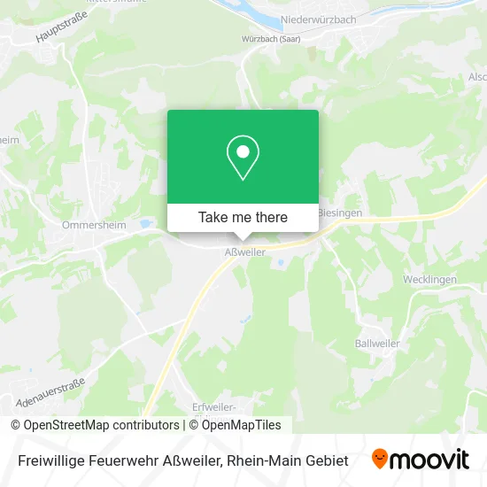 Карта Freiwillige Feuerwehr Aßweiler