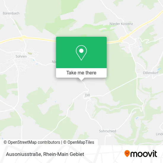 Карта Ausoniusstraße