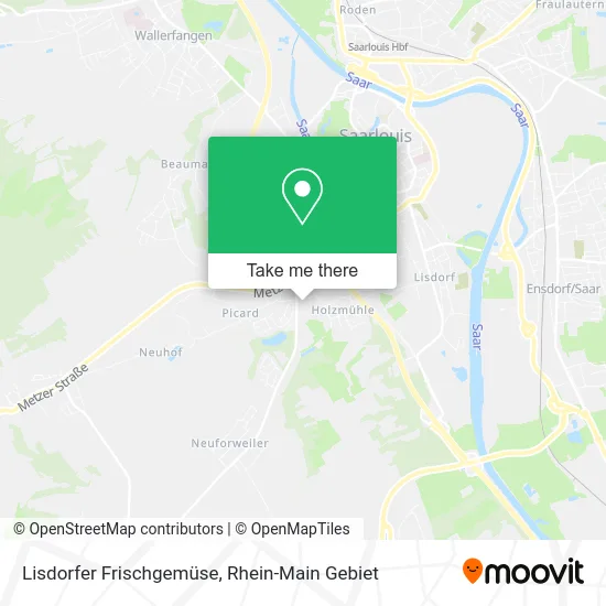 Карта Lisdorfer Frischgemüse