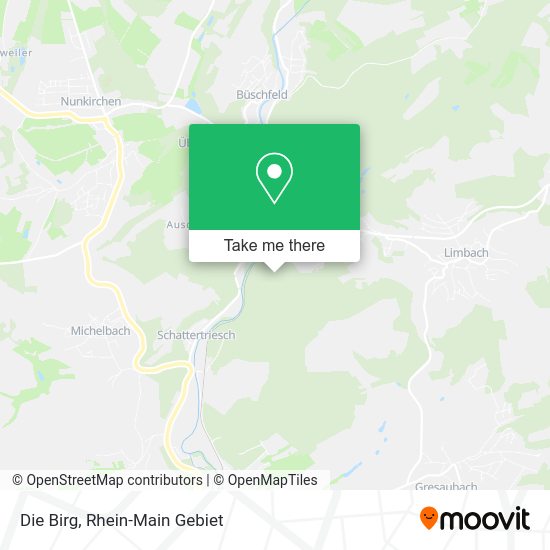 Карта Die Birg