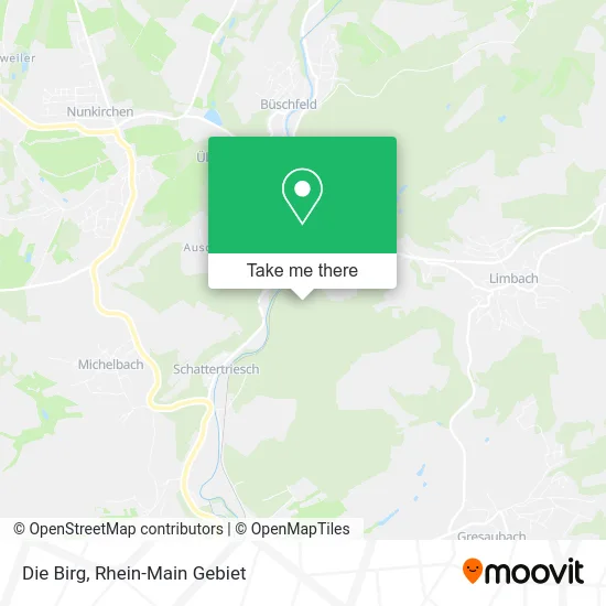 Карта Die Birg
