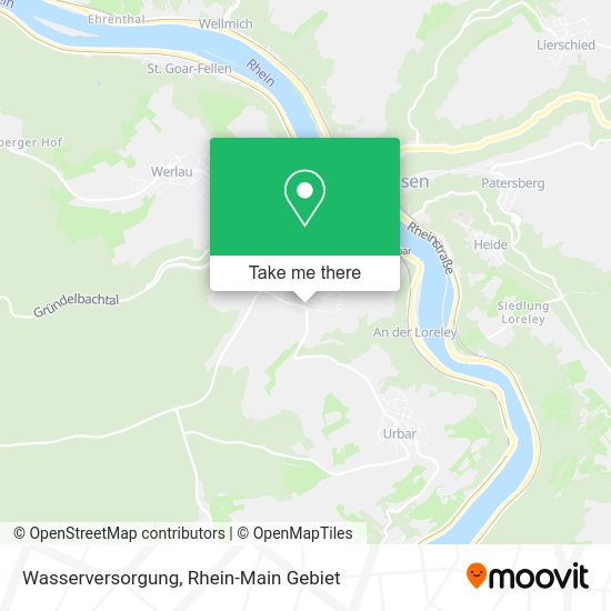 Карта Wasserversorgung