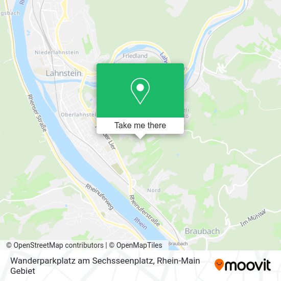 Карта Wanderparkplatz am Sechsseenplatz