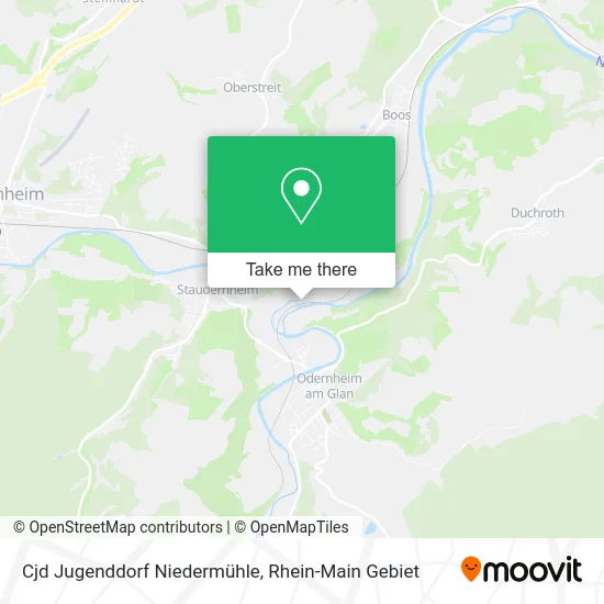 Карта Cjd Jugenddorf Niedermühle