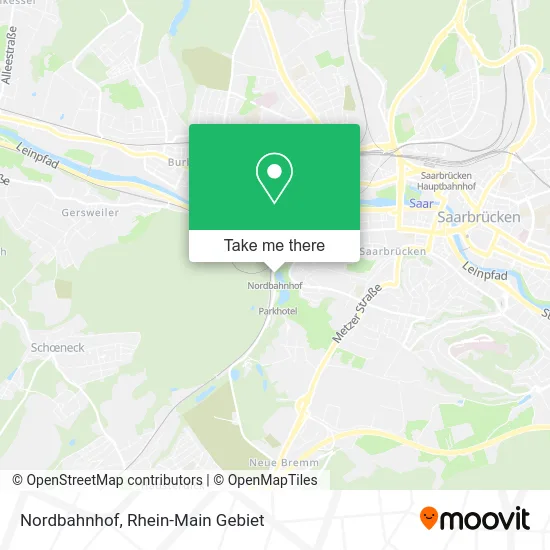 Карта Nordbahnhof