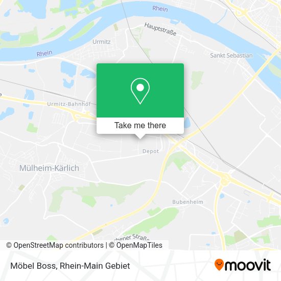 Карта Möbel Boss