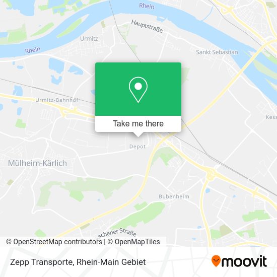 Карта Zepp Transporte