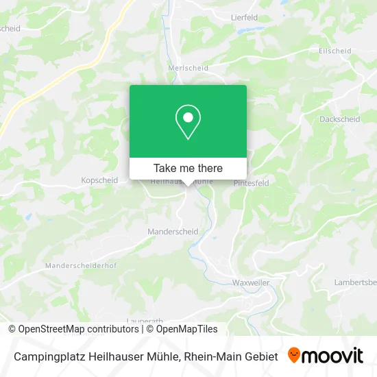 Карта Campingplatz Heilhauser Mühle