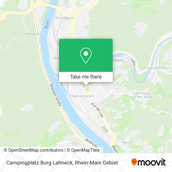 Карта Campingplatz Burg Lahneck