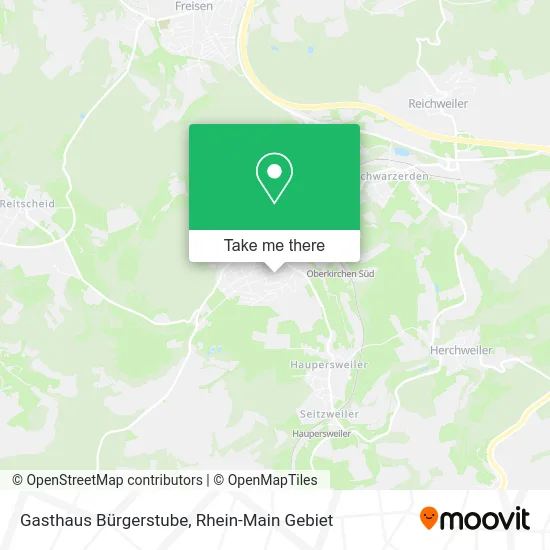 Карта Gasthaus Bürgerstube