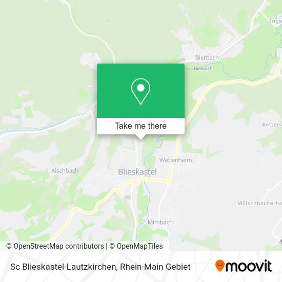 Карта Sc Blieskastel-Lautzkirchen