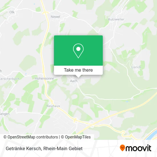 Карта Getränke Kersch