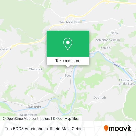Карта Tus BOOS Vereinsheim