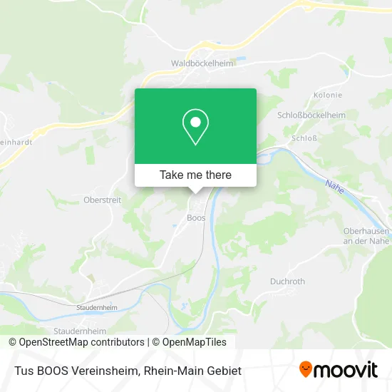 Карта Tus BOOS Vereinsheim