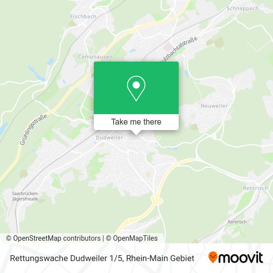 Карта Rettungswache Dudweiler 1/5