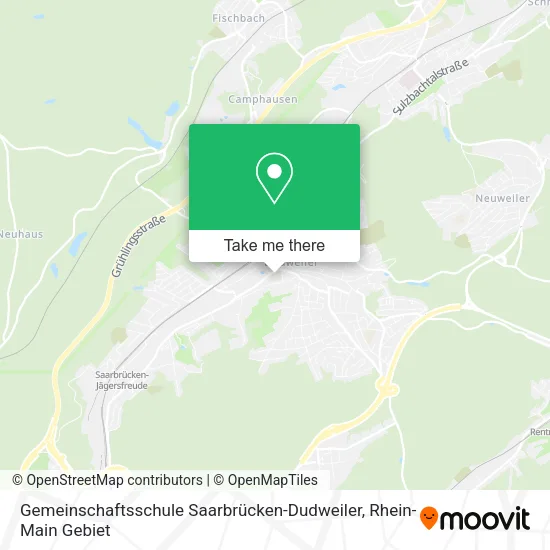 Карта Gemeinschaftsschule Saarbrücken-Dudweiler