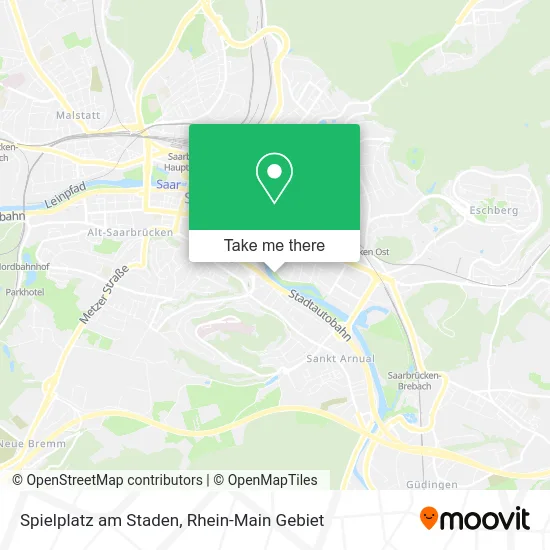 Карта Spielplatz am Staden